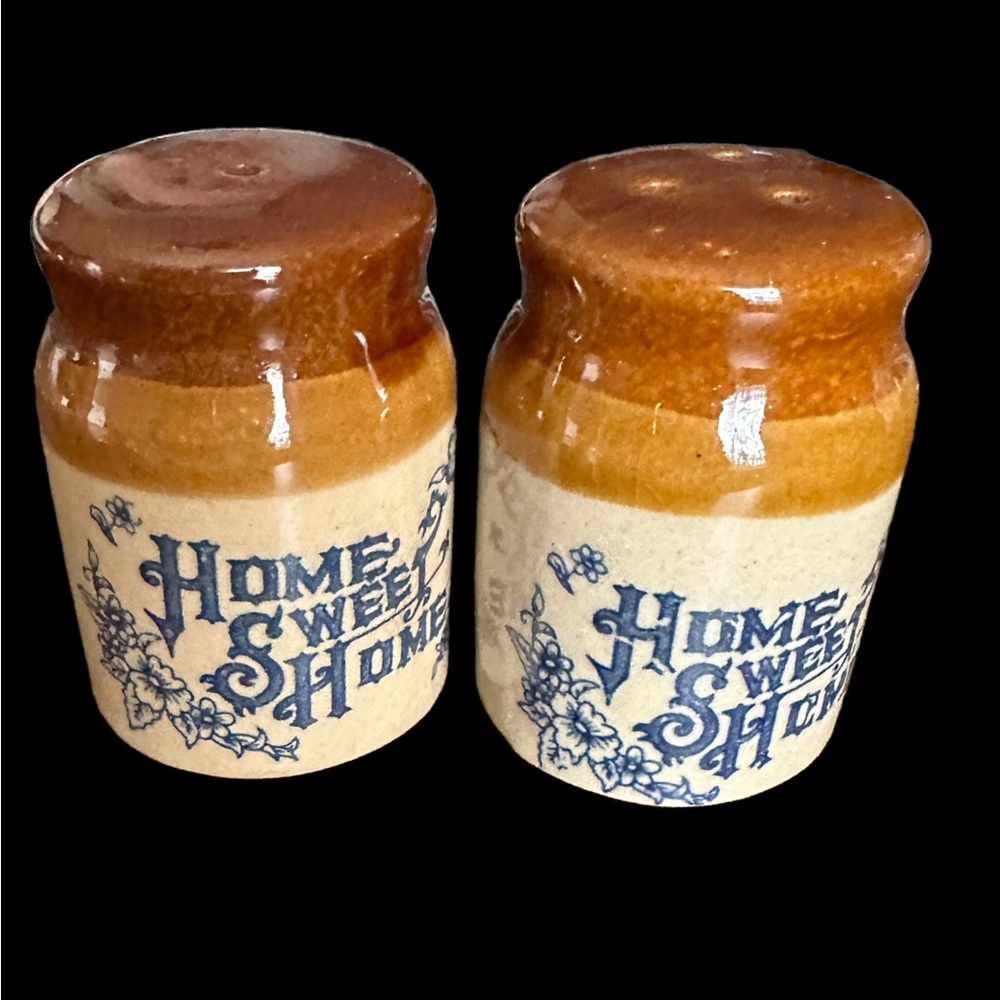 Vintage Home Sweet Home Salt and Pepper Shakers